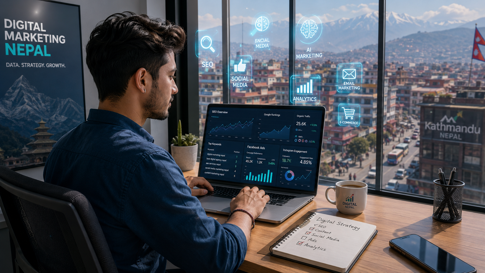 Digital Marketing in Nepal: Opportunities, Growth, Challenges, and the Future of Online Business